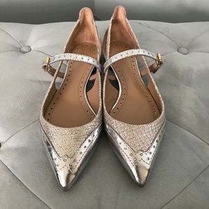 Tory Burch Bernadette Metallic Flat Shoes